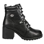 Harley-Davidson Women's Marinda 5" Lace Motorcycle Boot, Black, 7.5 UK