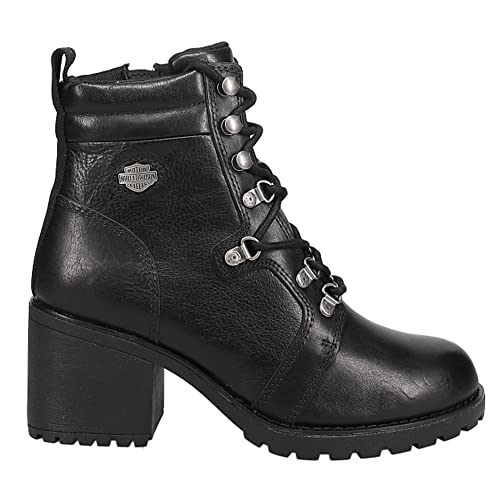 Image of Harley-Davidson Women's Marinda 5-Inch Black Motorcycle Boots, D84760