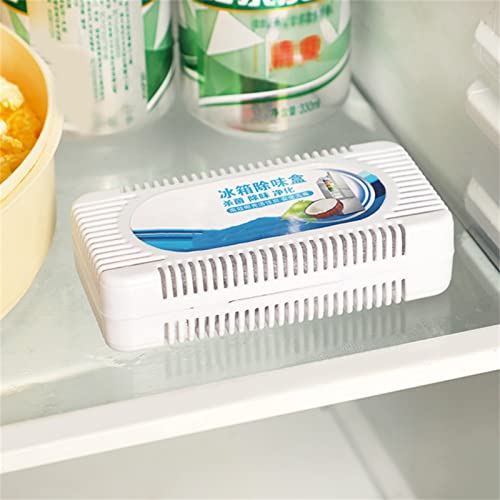 RASTKY Desodorante para Refrigerador Altamente Absorbente, Purificador de Aire para Refrigerador y Congelador Seguro y Ecológico, Suministros para el Hogar (Caja de desodorante para)
