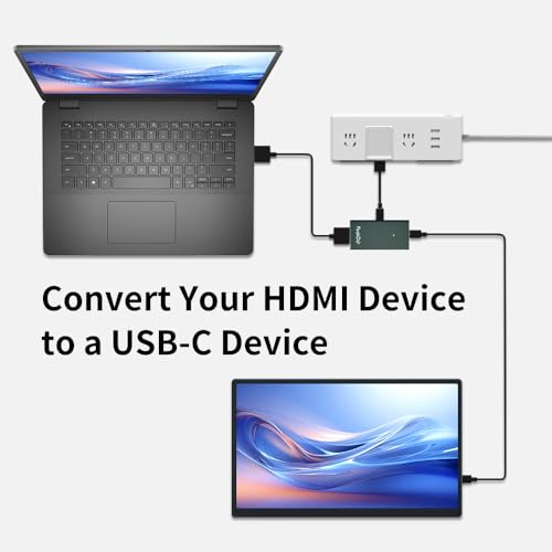 Image of 7 inch Portable Monitor Touchscreen,Mini 1080P 60Hz,Small USB C HDMI Monitor with HDMI to USB C Adapter