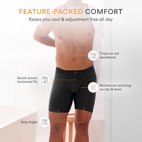 Amazon Exclusive Advanced Ball Pouch Underwear for Men, Patented Boxer Briefs Pouch, Breathable, No Ride Up3