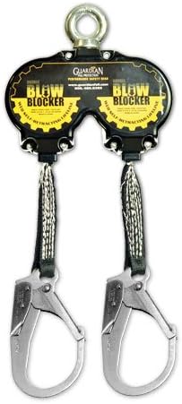 Guardian Fall Protection 11012 6' Double Blow Blocker with HS Steel Rebar Hook