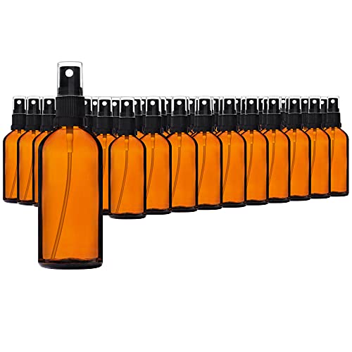 HandsUnity 100 ml - 70 Botellas de Cristal Ámbar Con...