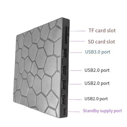 Unidad externa DVD RW USB 3.0 Tipo C Slim 7 en 1 miniatura 5