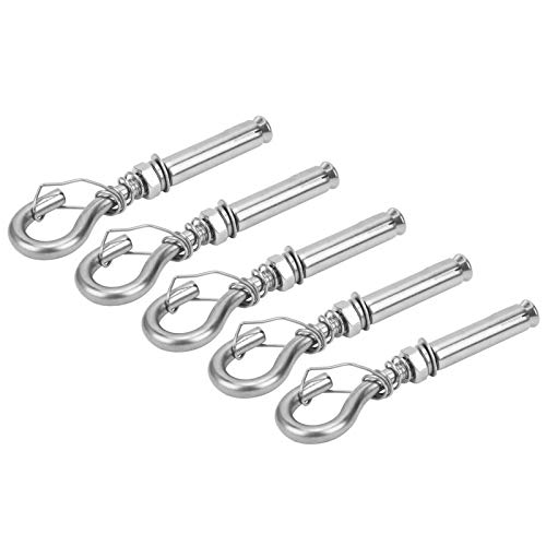 Expansion Bolt Hook, M8 Expansion Screw Hook Diameter Approx 8mm / 0.3in for Protective Fences for Bricks for Awnings for Cement