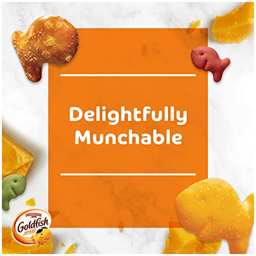 Goldfish Crackers Big Smiles with Cheddar, Colors, and Pretzel Crackers