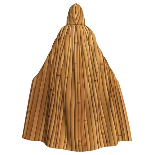 Cape à capuche en bambou pour vos moments de détente, un modèle long texturé pour adulte