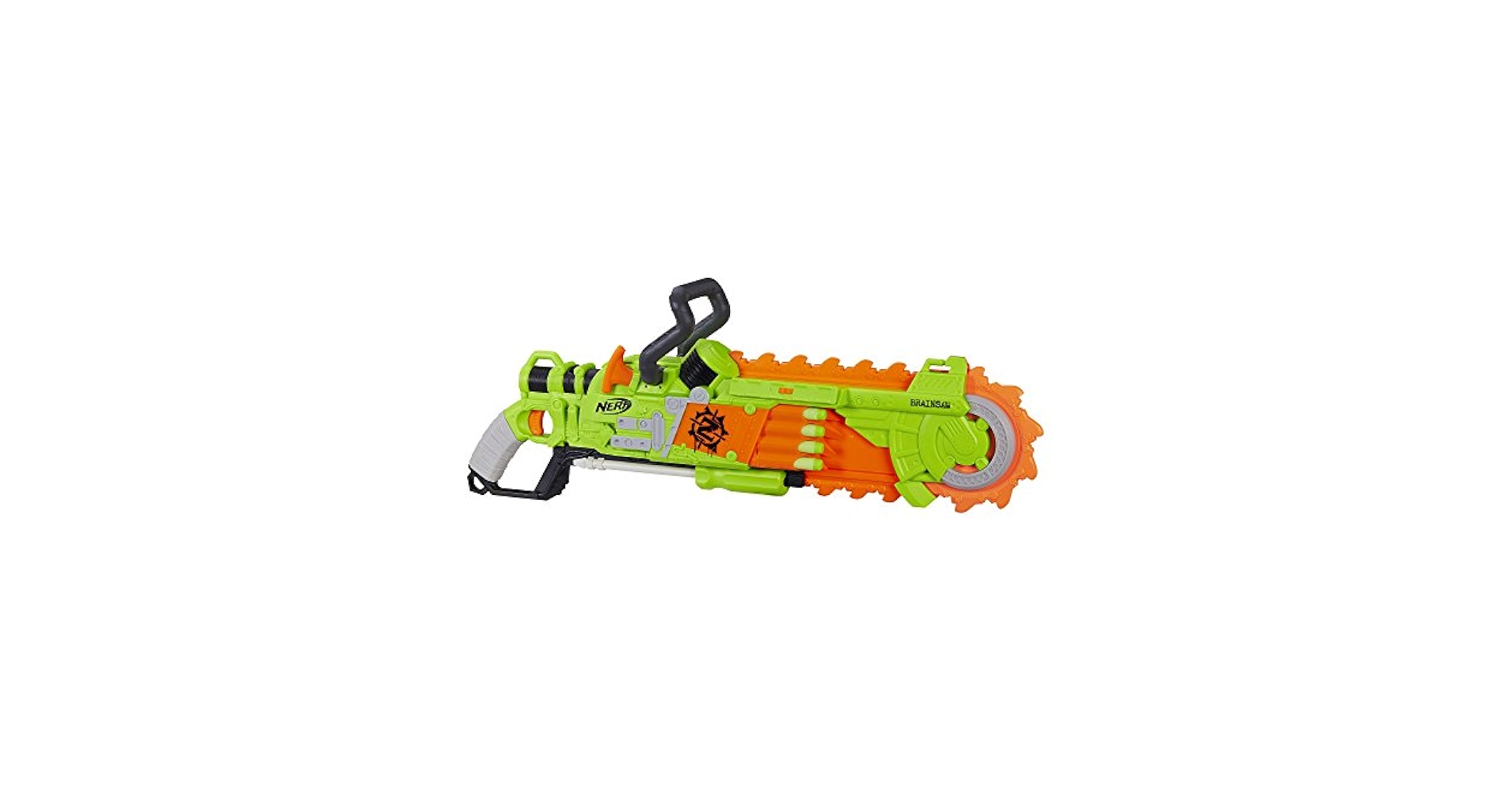 ナーフ ブレインソー　セット REVIEW] Nerf Zombie Strike Brainsaw Unboxing, Review
