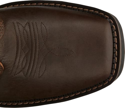 Justin Work Driller 8" Waterproof Composite Toe Men's Industrial and Construction Boots, Premium Leather, Rubber Outsole, ASTM Rated4