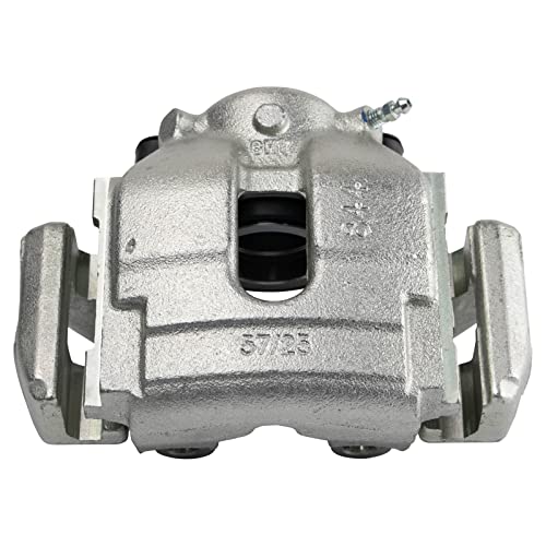 Image of TRQ Front Driver and Passenger Side Brake Caliper Set Caliper Brackets Hardware Compatible with 01-06 BMW 330Ci 01-05 330i 330xi 07-08 Z4