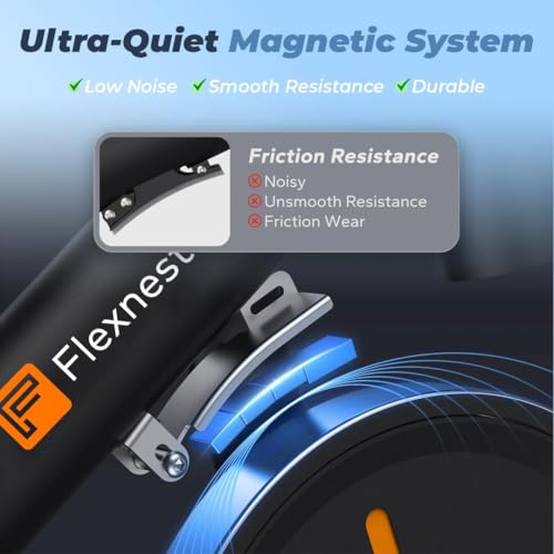 Image of Flexnest Flexbike Plus 1.0 Exercise Cycle Smart Bluetooth Exercise Cycle For Home With 500+ Live Classes On App,100 Resistance Levels Cycle For Exercise At Home Gym Workout & Cardio Spin Bike (9 Kg Flywheel)