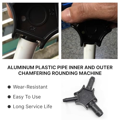 Multi Kalibrierer Entgrater 16–20–25mm für Mehrschichtverbundrohre,Präzises Kalibrierwerkzeug Aluverbundrohr für Installationen,Verbundrohr Kalibrierer und Entgrater für PEX-AL-PEX,Kalibrierwerkzeug