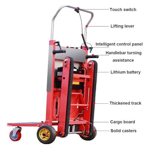 Carretilla eléctrica para escaleras 300 kg capacidad miniatura 7