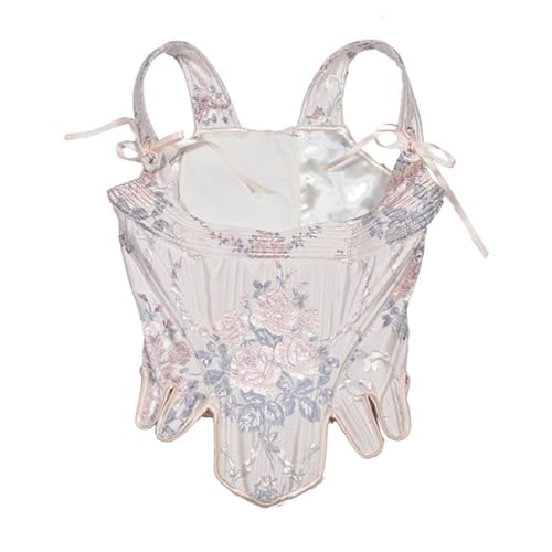 Corset porte-jarretelles chic avec décorations florales pour vos soirées habillées