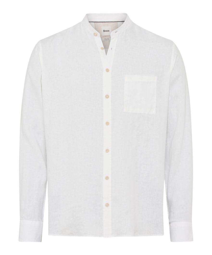 BRAX Herren Style Lars U U Pure Linen Quality Hemd