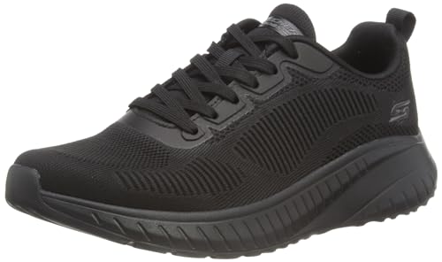 Skechers Bobs Squad Chaos - Prism Bold Black/Black 9.5 EE - Wide