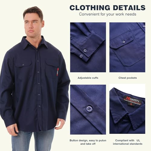 SKSAFETY 7oz Cotton FR Shirt