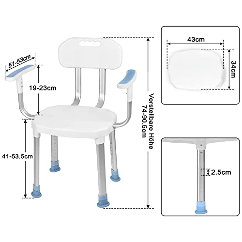YRHome douchekruk douchestoel - Afbeelding 3