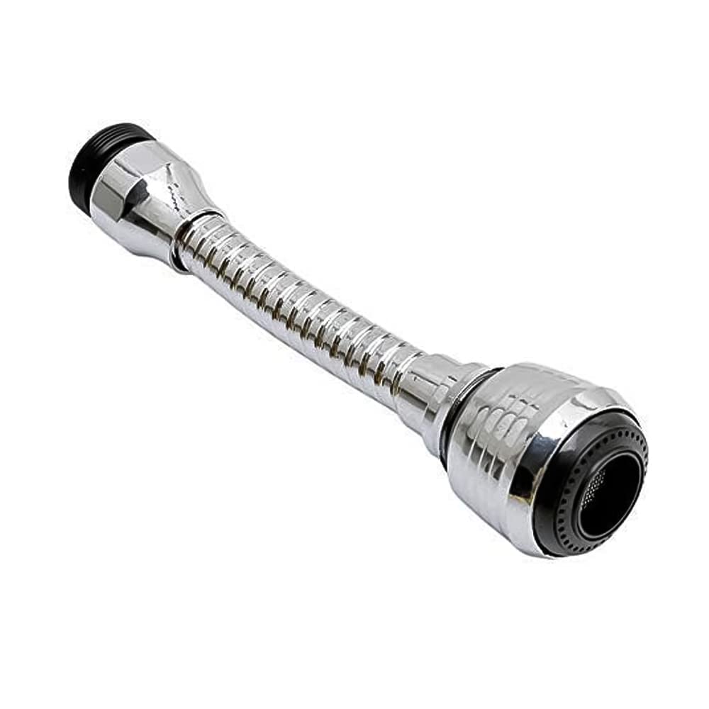 Volo flexible Hose Extension with 2 Modes Water Saving,Faucet for Kitchen Sink,Water Faucet Sprayer, Flexible Tap Extension for Kitchen Sink (Colour: Silver) (B0C5XQ71HF) Amazon Price History, Amazon Price Tracker