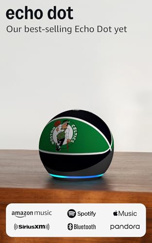 Image of Amazon Echo Dot (newest model) | Officially Licensed NBA Limited-Edition | Boston Celtics