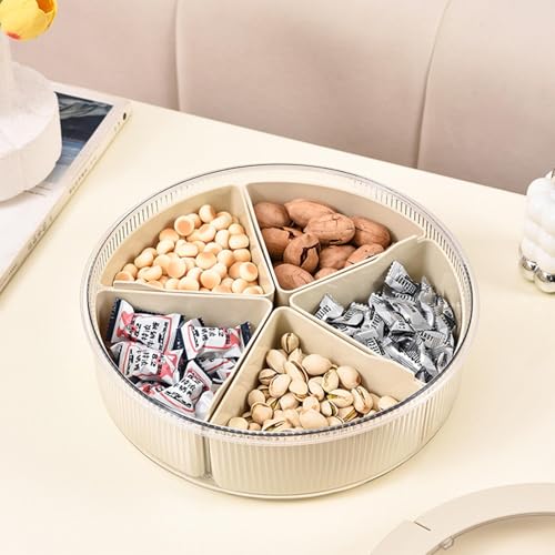 Plateau apéritif empilable rond pour le service des snacks - 5