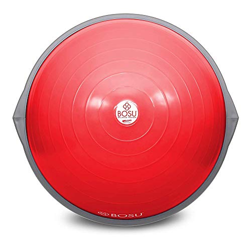 BOSU Balance Trainer-65cm Entrenador de Equilibrio, 65 cm, Rojo/Gris, Unisex