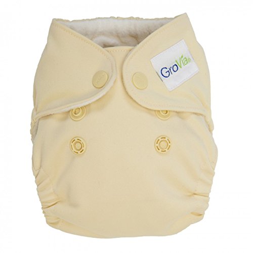 Buy GroVia Newborn All in One Snap Reusable Cloth Diaper (AIO) (Vanilla) Online at desertcartSri