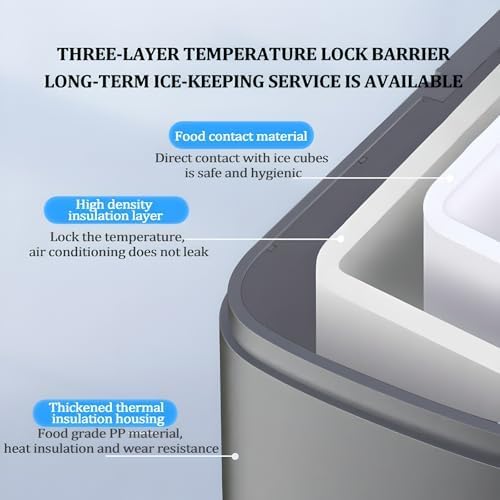 Machine à glaçons sans remplissage constant grâce aux 2 arrivées d'eau et écran LED - 6