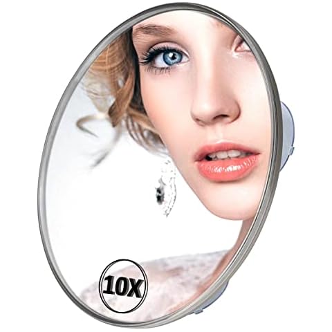 RNHDLY Espejo de Aumento 10x con Ventosas Cover