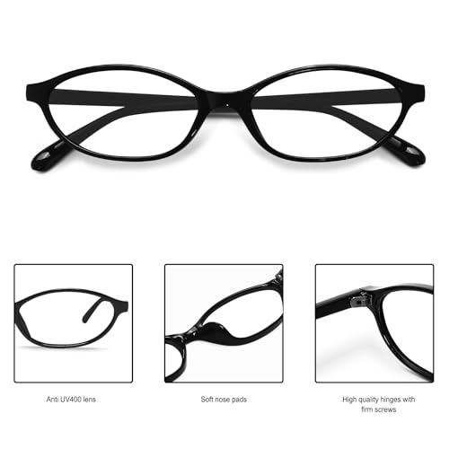 Image of GUVIVI Retro Oval Sunglasses for Women Chic Cat Eye 90s Sunnies Lightweight Narrow Shades Trendy UV protection Sun Glasses