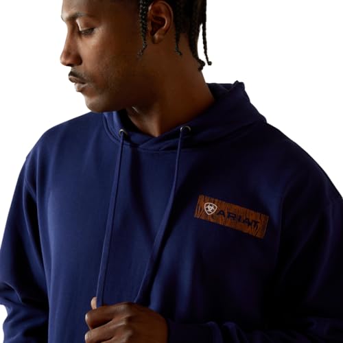 ARIAT Men's Woodshop Stack Hoodie4