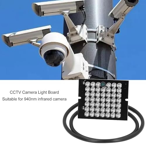 940nm Camera Light Board Automatic Sensing Night Light for CCTV Security Camera DC12V