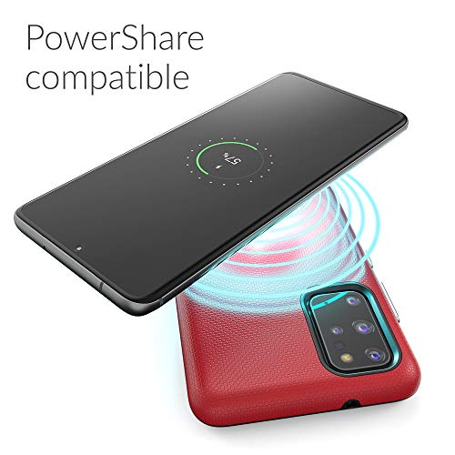 Image of Crave for Samsung Galaxy S20 Plus Case, Shockproof Protection Dual Layer Case for Samsung Galaxy S20 Plus 5G (6.7 inch) - Red