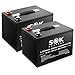 SOK Battery 100Ah 12V LiFePO4 Lithium Iron Phosphate Deep Cycle Battery, perfect for your RV or any off-grid application, Low Temperature Disconnect, Built-in heater. 2 pack