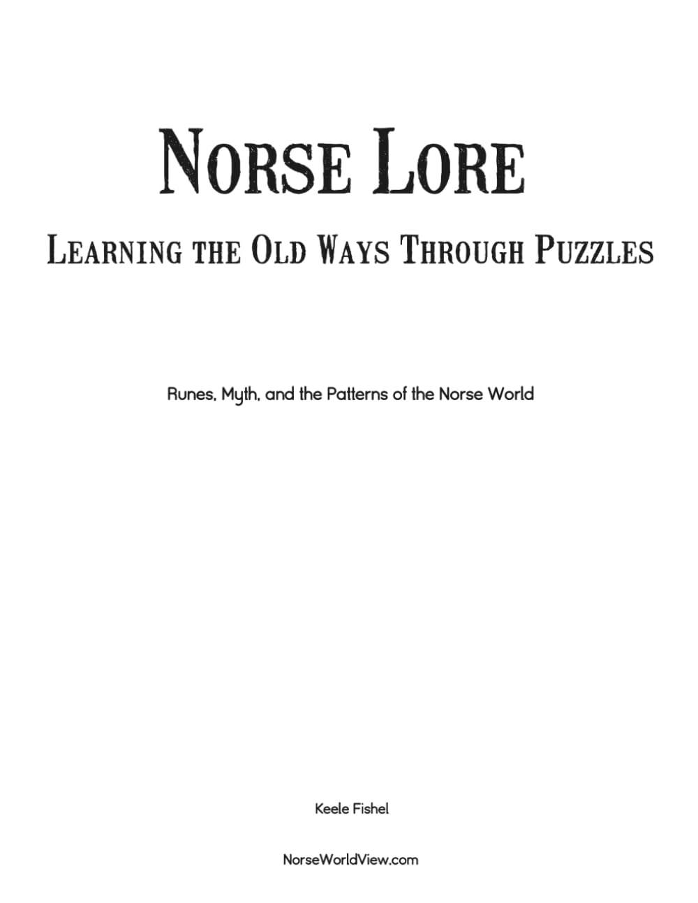 Norse Puzzle Workbook for Adults: Interactive Viking Activity Book with Runes, Mythology, and Culture-Based Learning