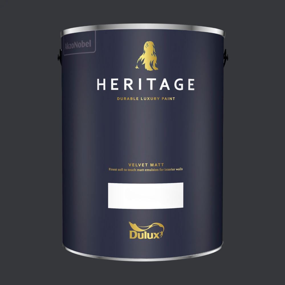 Paint Stop Mixed Colour Dulux Trade Heritage Matt Ravens Flight 5L
