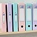 Oxford A4 Lever Arch Files, Pastel Pack of 3, Heavy Duty Folders