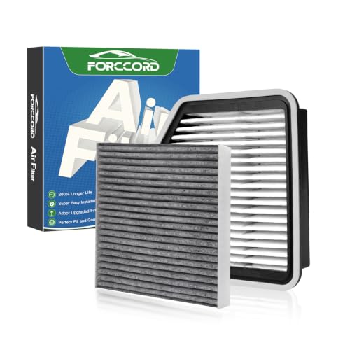 Image of Cabin & Engine Air Filter Combo for 2006-2015 Lexus IS250, 2007-2011 GS350 | for 2006-2013 IS350, 2006-2007 GS430, Replace#CF10285,17801-31110,Air Filter Kit Replacement Car Accessories