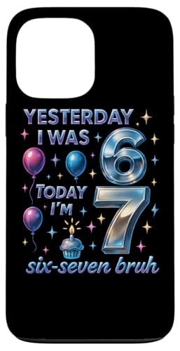 ̂6 傤7 Six Seven Bruh ~[ TVc o[Xf[ Gen Z Alpha X}zP[X iPhone 13 Pro Max p