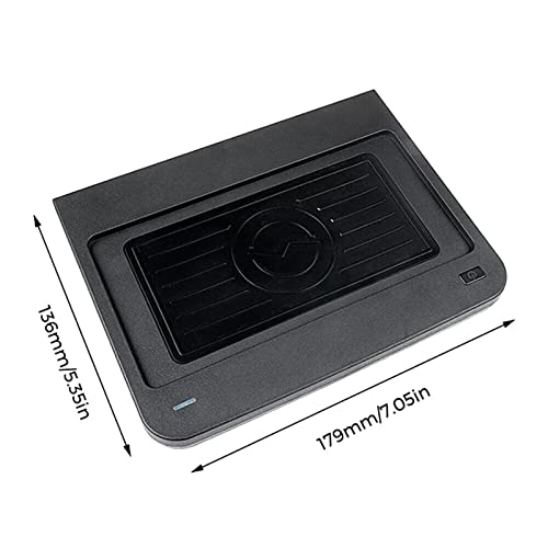 Cargador de coche inalámbrico Qi 10W y alfombrilla de carga rápida de teléfono 2