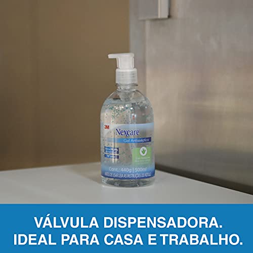 Nexcare, 3M, Álcool em Gel 70%, 500ml