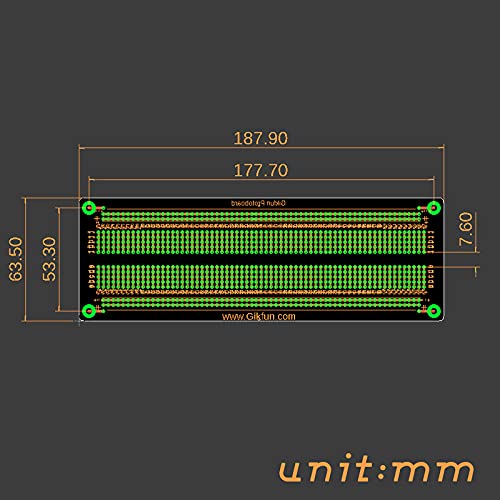 Gikfun Large Solder-Able Breadboard Gold Plated Finish Proto Board Pcb Diy Kit For Arduino Gk1008 #TOP4