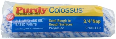 PURDY 144630094 Colossus Woven Polyamide High-Capacity 3/4" Nap Cover, One Size, White/Blue