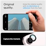 Spigen Camera Lens Screen Protector [GlasTR Optik Pro] designed for iPhone 17e / 16e - Black [2 Pack]