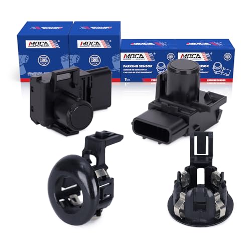 MOCA 39680-TK8-A11 4X Parking Assist Sensor w/Retainer Holder Fit for Honda 2012-2015 Pilot 3.5L, for Honda 2011-2017 Odyssey 3.5L