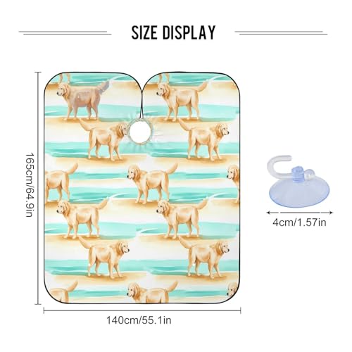 Capa de barbería impermeable para hombres Kigai Cute Dogs miniatura 3