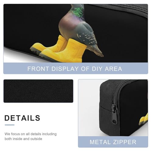 Pigeon Wearing Yellow Boots Large Travel Backpacks Carry on Backpack Weekender Bag with 2 Storage Pockets for Men And Women4