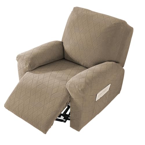 NORTHERN BROTHERS Oversized Recliner Cover - Reclining Chair Covers Velvet Sofa Slipcovers for Recliner Couch 4 Pieces Lazy Boy Recliner Covers with Elastic Straps, Khaki -  Northern Brothers Ltd.
