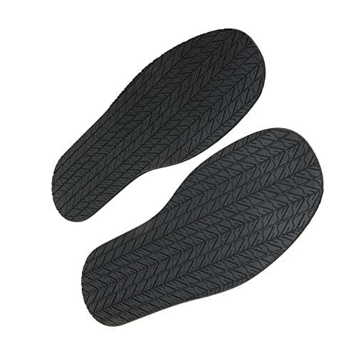 Suole Complete, 1 Paio di Suole Complete 12,8 Pollici di Lunghezza 5,1 Pollici di Larghezza Suole Complete Antiscivolo Suola in Gomma per Scarpe con Riduzione del Rumore per la