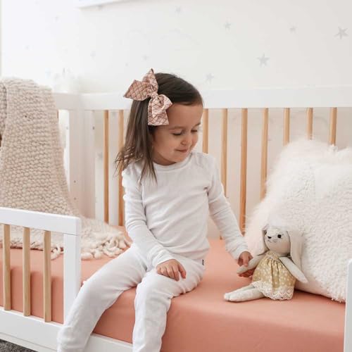 Made in USA Girls Thermal Cotton Underwear Set Long Soft Breathable Base Layer3